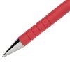Paper Mate FlexGrip Ultra Stick Ballpoint Pen, Medium 1mm, Red Ink/Barrel, PK12 9620131